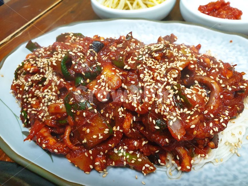 낙지,낙지요리,낙지음식,낙지볶음,국수사리,한식,한국음식