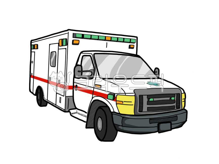 transportation,운송,ambulance,구급차,vehicle,차량,119,구급차일러스트,환자,수송,긴급,병원,진료