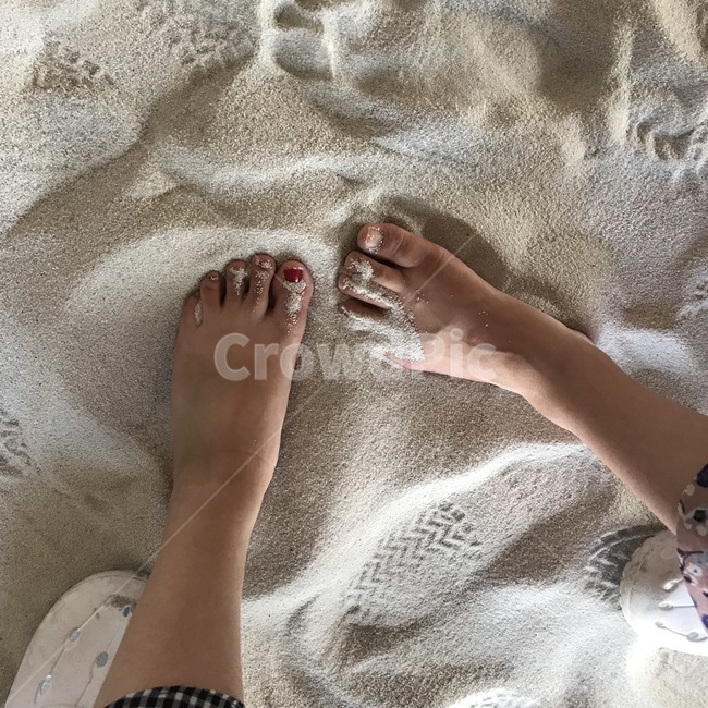 sand,모래,자연,발,발가락,촉감