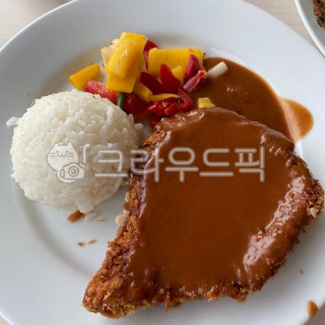 점심식사,음식,돈까스,경양식,경양식돈까스,밥,식사,그릇