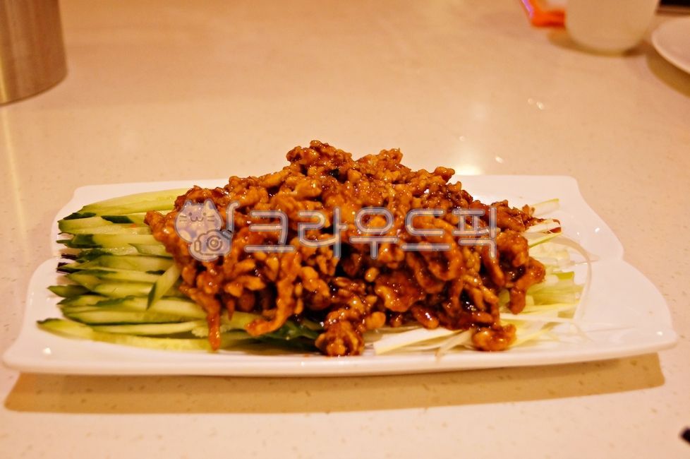 중국음식,경장육사,징장로우스,춘병,춘빙