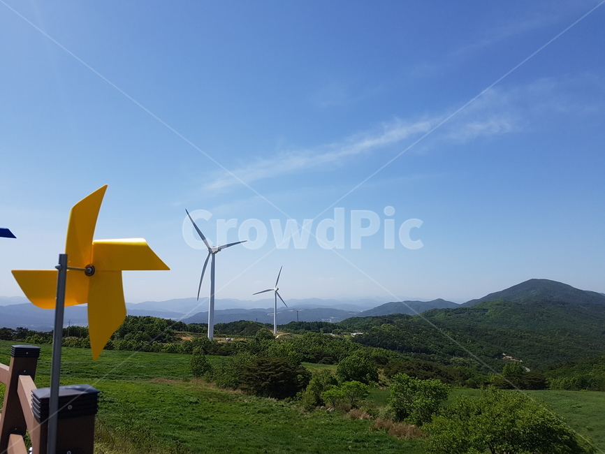 경주,토함산,풍력발전기,풍력발전소,불국사,풍경,봄,바람,하늘,자연,풍경,nature,landscape,machine,기계,engine,엔진,motor,모터