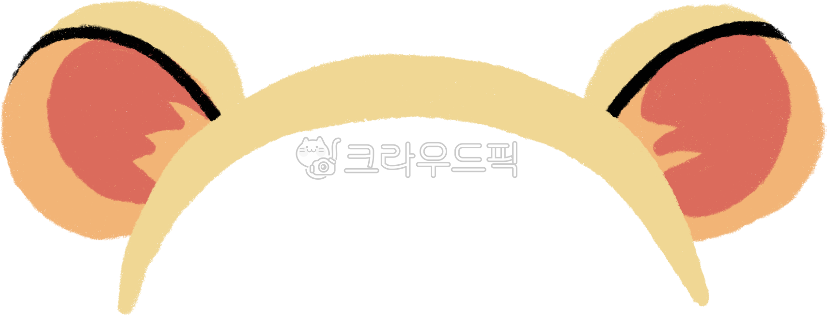 머리띠,동물귀,동물귀일러스트,동물귀머리띠,animal,동물,호랑이귀