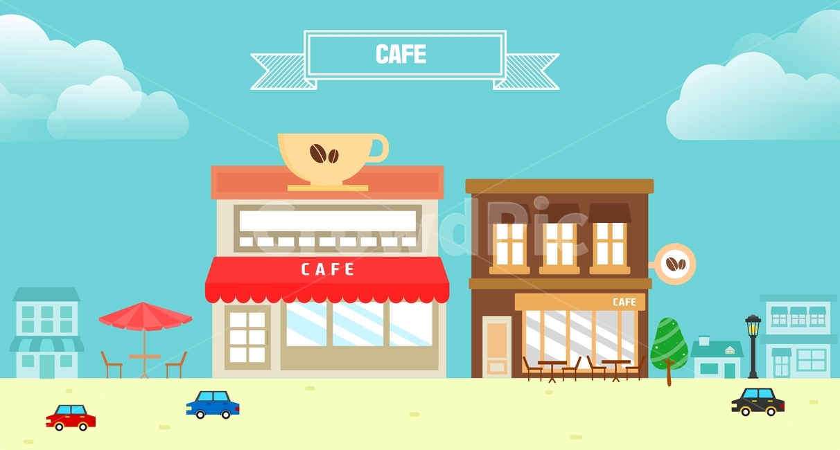 카페,커피,커피숍,테라스,티,자동차,플랫디자인,일러스트,커피,카페,coffee,cafe,그래픽,일러스트레이션,graphic,illustration