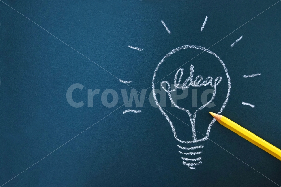 칠판,분필,전구,아이디어,idea,생각,수업,창의,논리,연출,컨셉,콘셉,direction,concept,교육,학교,공부,education,learning,study,school