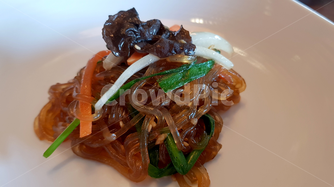 잡채,목이버섯,당면,당근,부추,food,음식