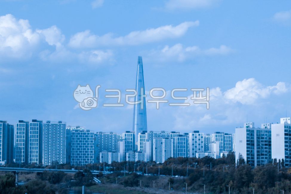 urban,city,Lotte Tower,high rise building,building,tower