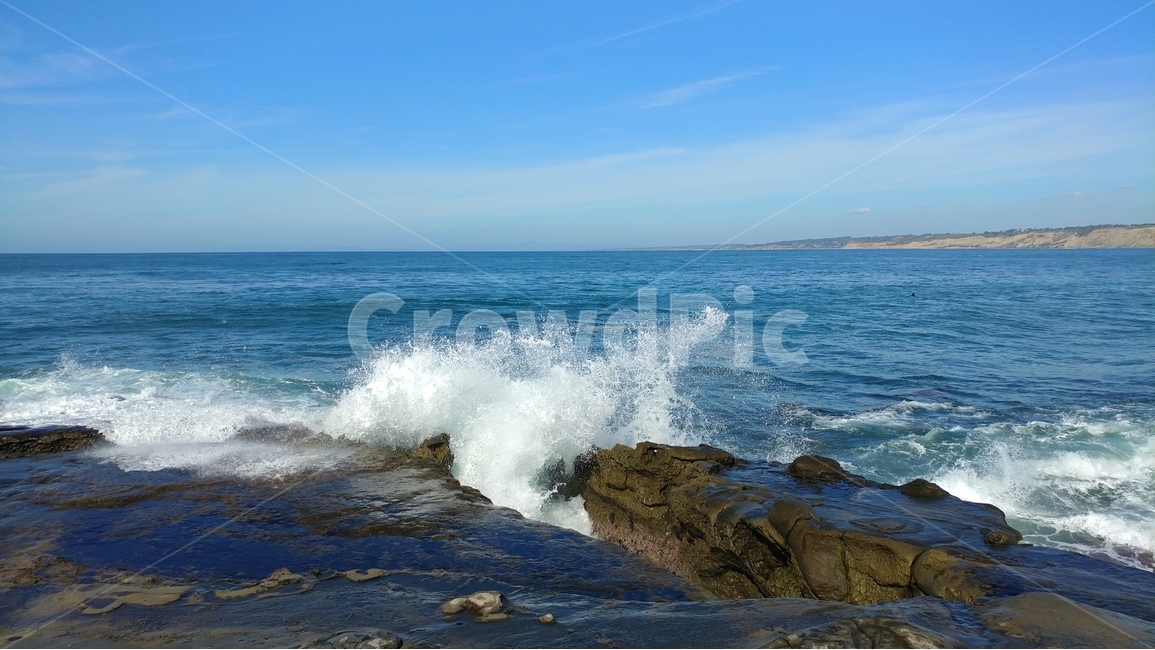 푸른바다,푸른하늘,파도,바위,라호야,샌디에고,켈리포니아,blueocean,bluesky,wave,LaJolla,SanDiego,California,자연,풍경,nature,landscape,water,물,sea,바다,ocean,대양,outdoors,옥외