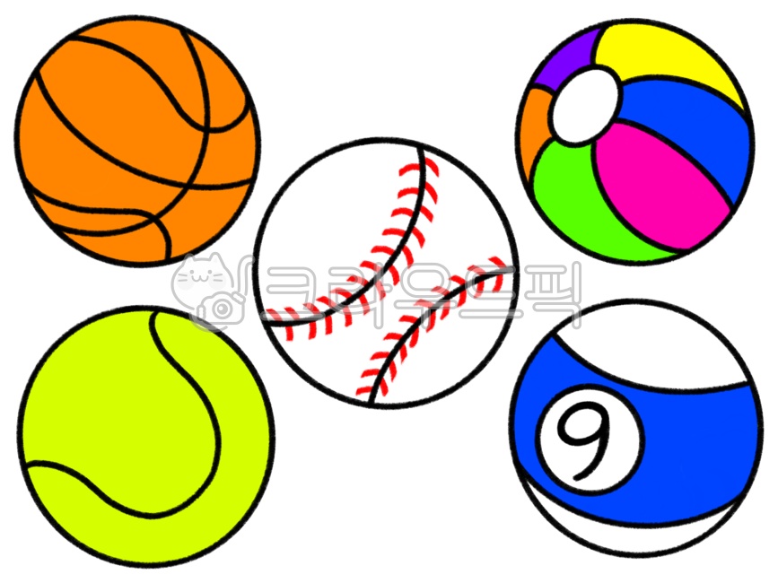 공,농구,농구공,비치볼,발리볼,야구,야구공,볼링,볼링공,테니스,테니스공,볼,일러스트,baseball(ball),ball,sphere,스포츠,sport,baseball