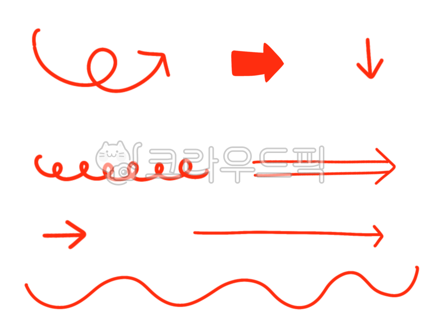 빨간펜,그림,화살표,손그림,펜