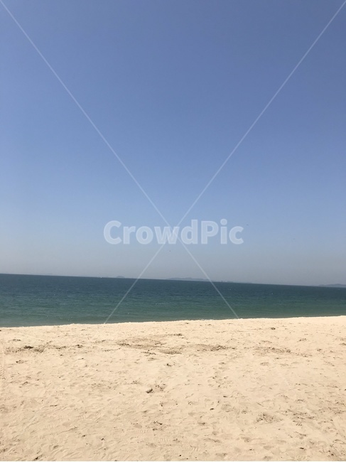 바다,바닷가,해변,모래사장,하늘