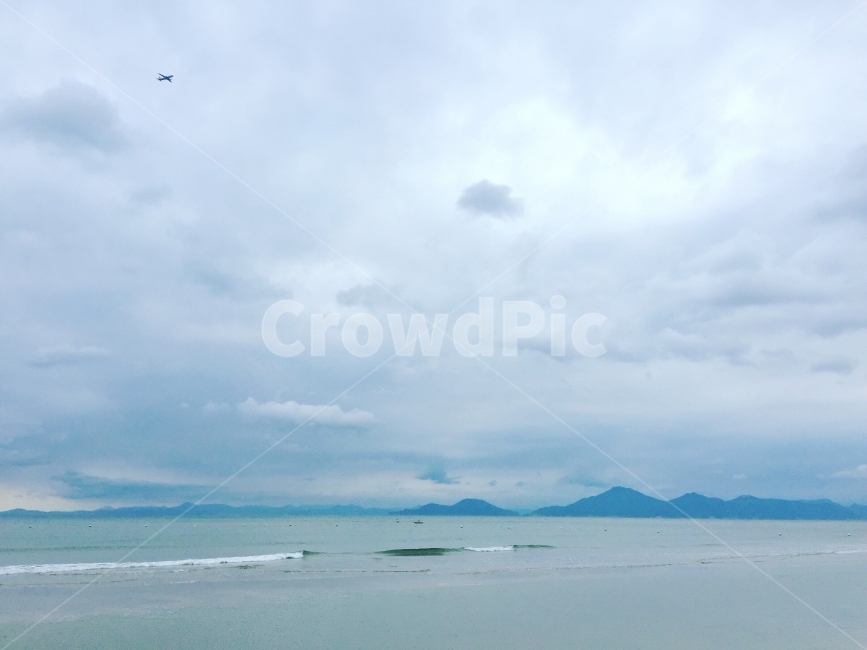 부산,흐린날씨,바다,구름,다대포해수욕장,자연,풍경,nature,landscape,outdoors,옥외,land,땅,ocean,대양,water,물,sea,shoreline,해안선,coast,연안