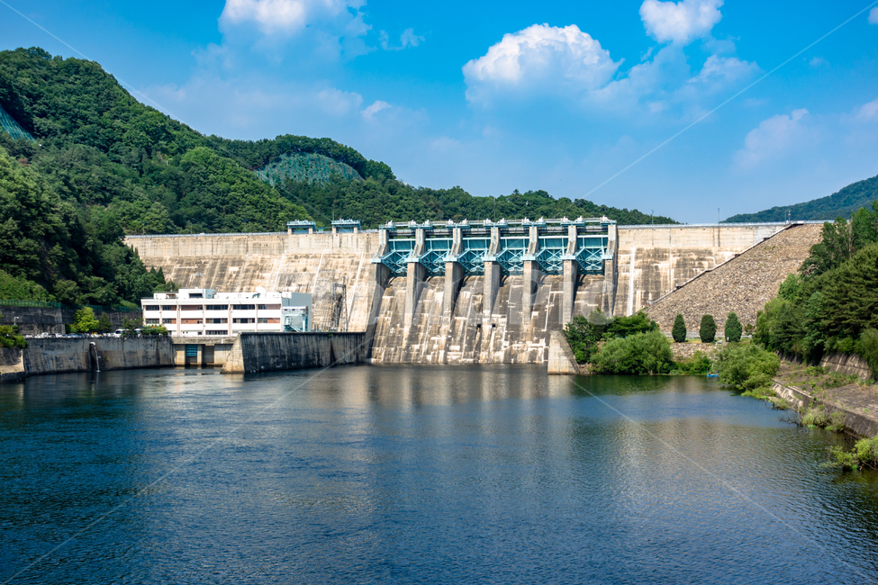대청댐,대전,댐,수력발전,전기,한국,power,물,청주,건축물,건물외관,exterior,building,structure,architecture,construction