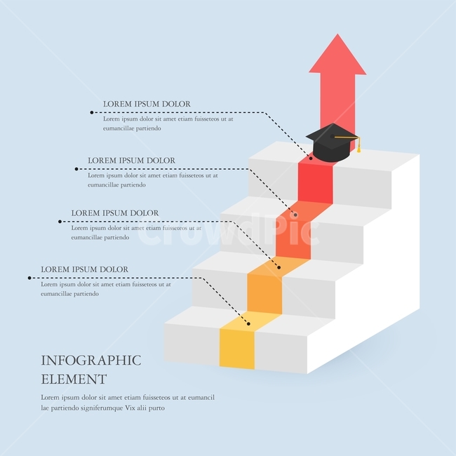 계단,발전,학사모,그래프,교육,인포그래픽,엘리먼트,교육,학교,공부,education,learning,study,school,그래픽,일러스트레이션,graphic,illustration