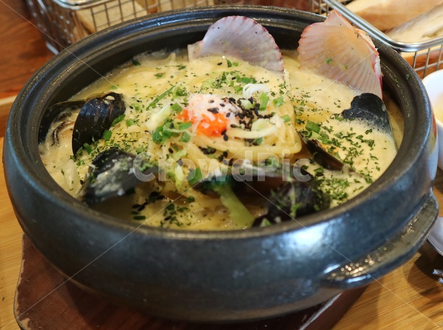 해물파스타,dish,요리,food,음식,식사,meal,bowl,사발