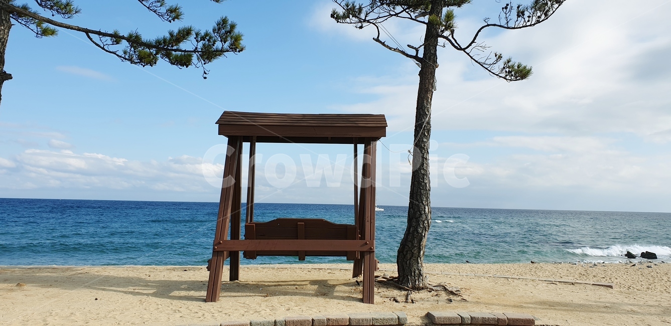 바닷가,경주,바다,흔들의자,의자,하늘,해변,해변,바다,beach,sea