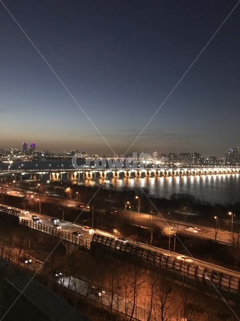 한강,야경,한강야경,대교,밤