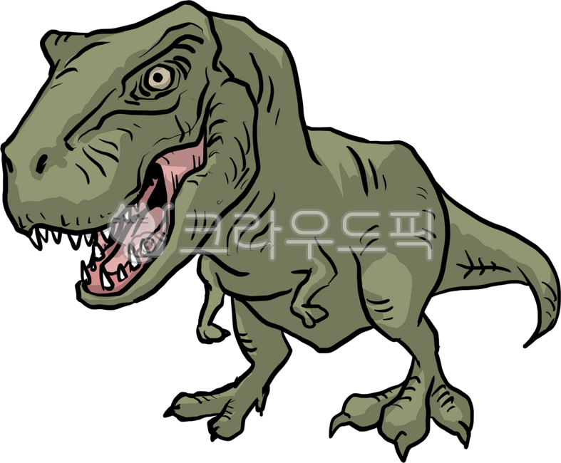 Dinosaur,Tyrannosaurus,Green,Character,T-Rex,Cretaceous,Primitive,Carnivore,Teeth,Tail,Theropod,Violent,Wild Animal,Nature,Reptile,Animal,Illustration,Green