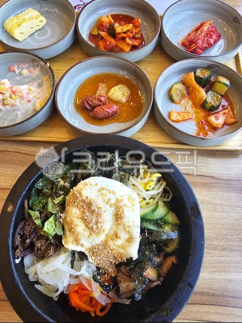 돌솥비빔밥, 돌솥, kfood, koreafood, koreanfood, 사진,이미지,일러스트,캘리그라피 - 유니티스 작가