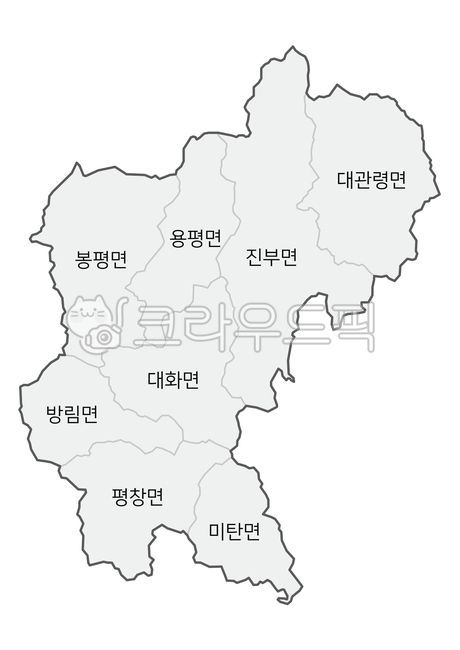 평창군행정지도,평창군지도,평창군,강원도행정지도,지도,행정지도,강원도,한국,한국행정지도