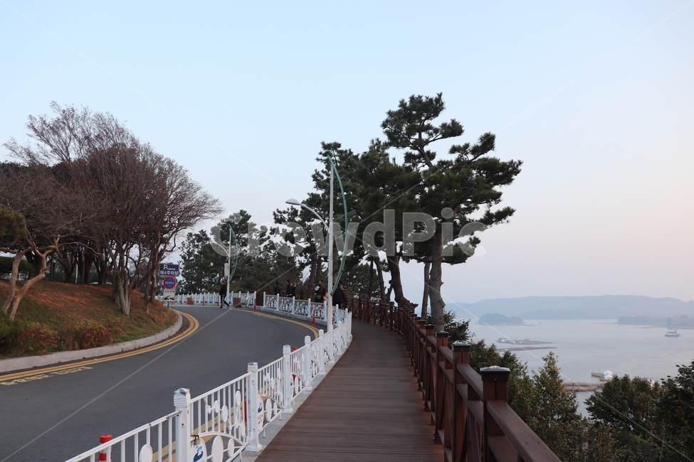 공원,산책로,돌산공원,바다공원,바다,산책길,산책,길,도로