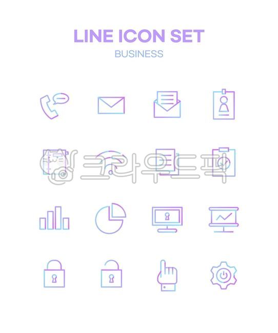 Icon,line icon,simple icon,vector icon,gradient,gradation,simple,business,phone,call,mail,message,employee ID,note,notebook,wifi,communication,internet,memo,check,graph,bar graph,circular graph,security,lock,lock,index,hand moti