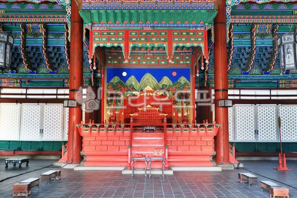 경복궁, 왕좌, 옥좌, 실내, 궁, 사진,이미지,일러스트,캘리그라피 - juphoto작가