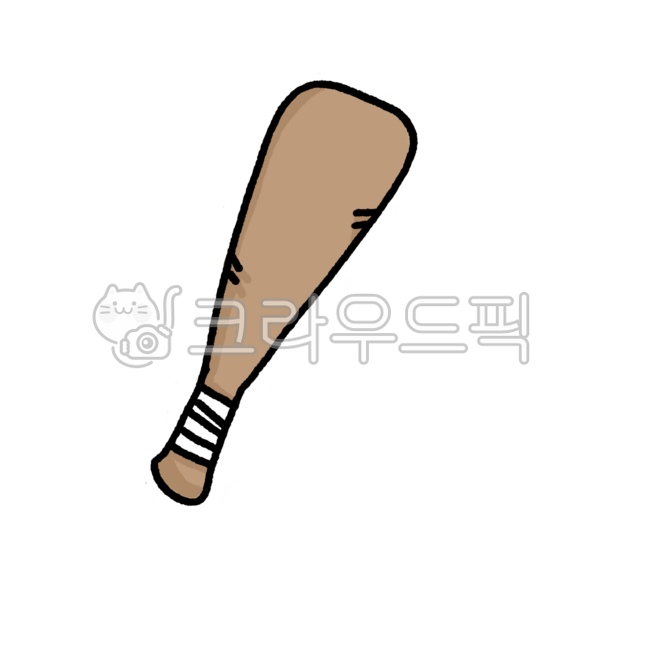 야구, 일러스트, 야구배트, 배트, 빠따, 사진,이미지,일러스트,캘리그라피 - qhd0018작가
