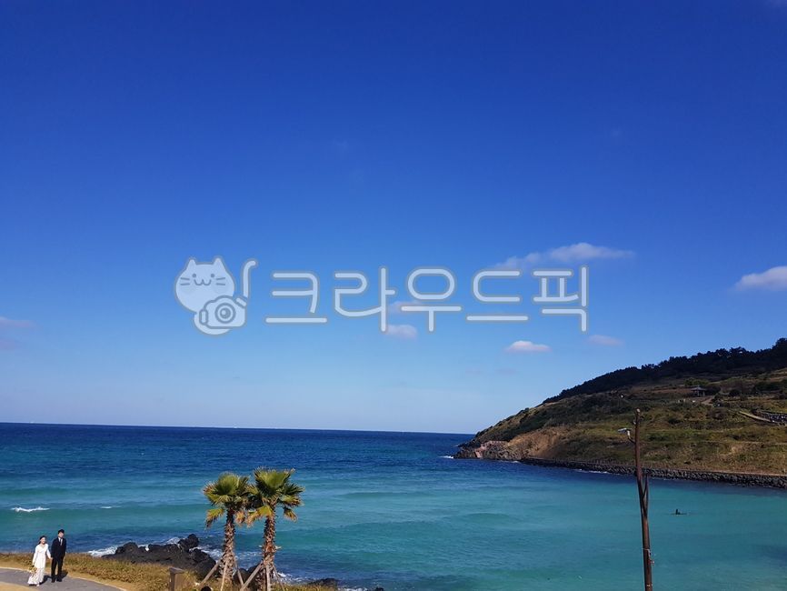 ocean,nature,Hamdeok Beach,sight,waterfront,jeju island