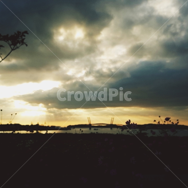 하늘,sky,해질녘,석양,노을,자연,풍경,nature,landscape,sunlight,햇빛,outdoors,옥외,light,빛,flare,플레어