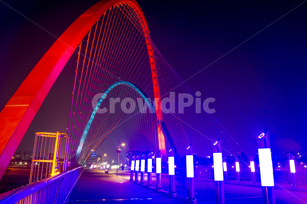 대전,엑스포,다리,야경,조명,네온,조형물,야경,밤,풍경,nightscape,night,landscape,bridge,building,건물