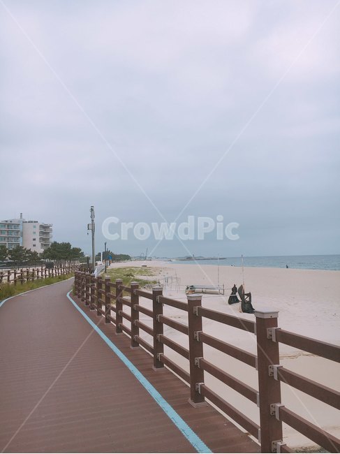 해변,해수욕장,바다,날씨,맑음,railing,난간,banister