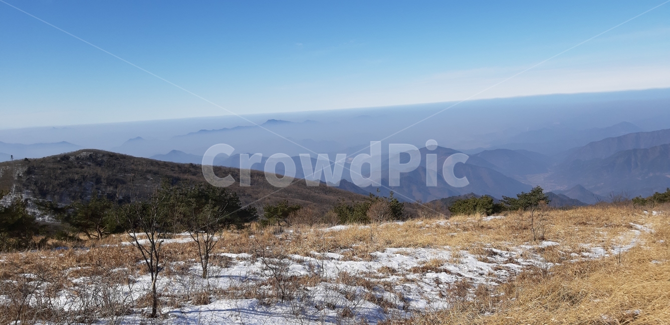 소백산,겨울,설경,운해,구름,능선,연봉,겨울,계절,winter,season,자연,풍경,nature,landscape,한국자연풍경,한국자연경관,korea nature landscape,outdoors,옥외,plateau,고원