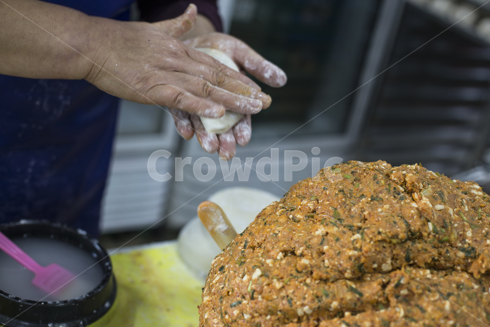 만두,만두피,김치만두,김치,속,밀가루,손