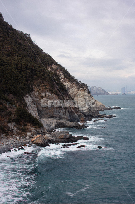 부산,경포대,절벽,바다,파도,풍경,하늘,자연,풍경,nature,landscape,한국자연풍경,한국자연경관,korea nature landscape,promontory,곶,outdoors,옥외,cliff,낭떠러지