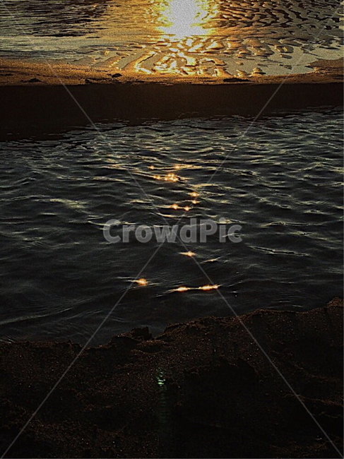 ocean,sea,바다,노을,바다노을