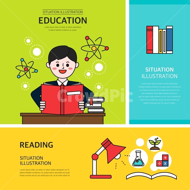 학생,스탠드,새싹,연산기호,책,남학생,교육,교육,학교,공부,education,learning,study,school,그래픽,일러스트레이션,graphic,illustration
