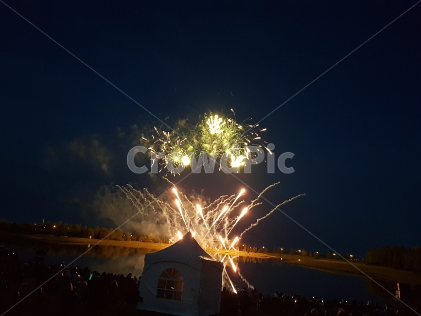 해외,축제,불꽃놀이,하늘,저녁,밤,어둠