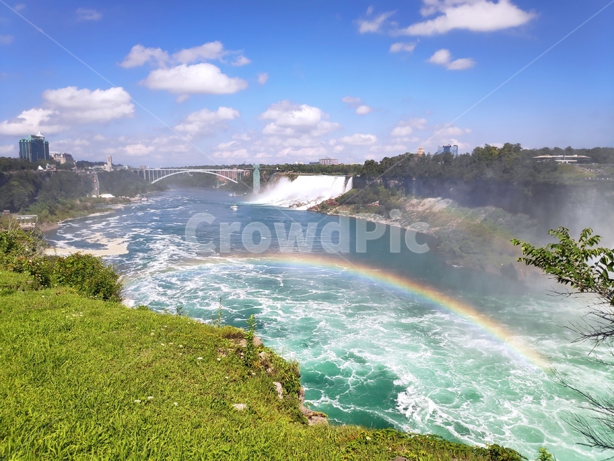 나이아가라,niagara,나이아가라폭포,niagarafalls,rainbow,nature,자연,water,물,river,강,outdoors,옥외,waterfall,폭포,자연,풍경,nature,landscape