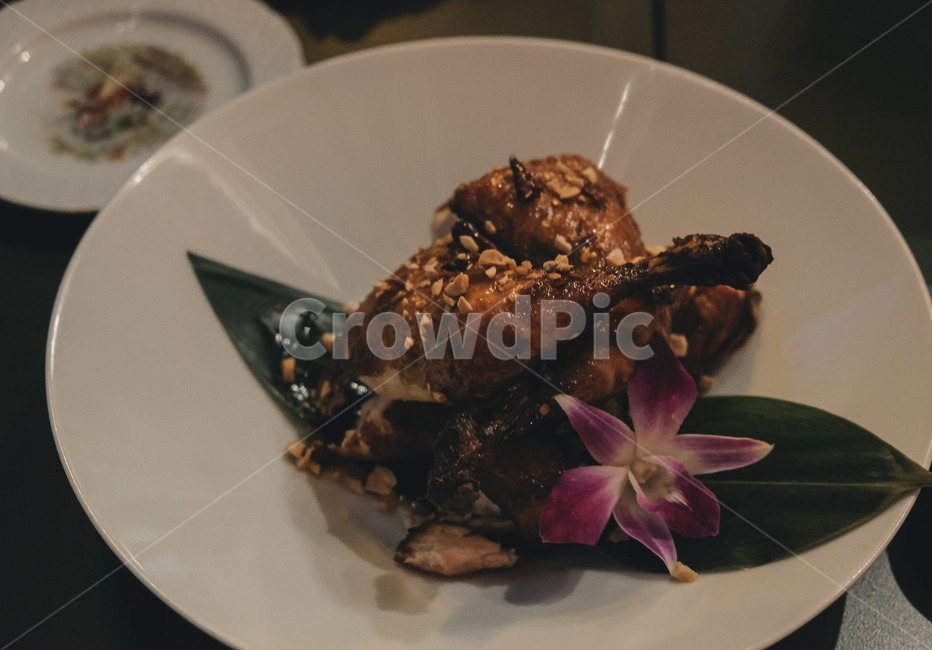 치킨,요리,음식,그릇,닭고기