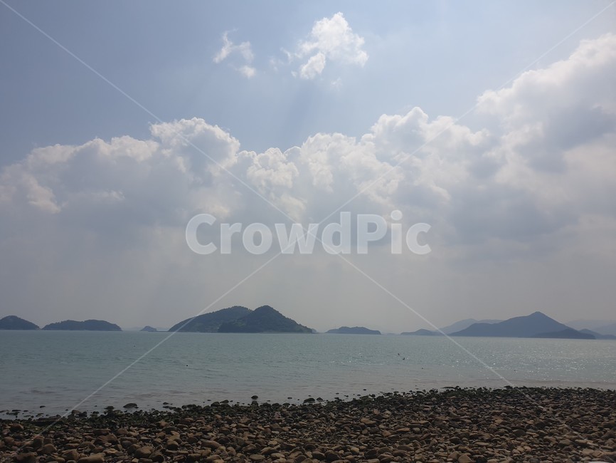 배경,풍경,바다,구름,빛,날씨