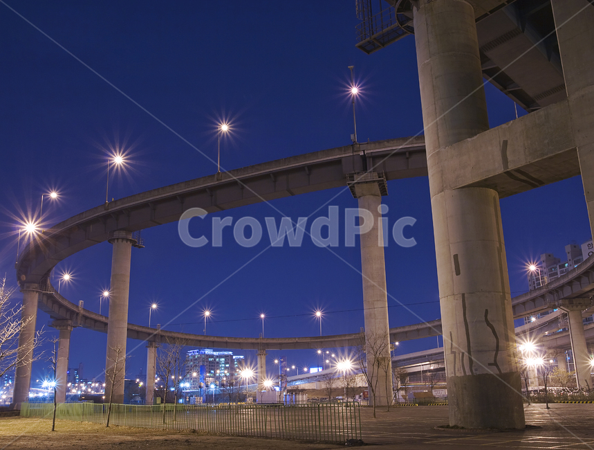 다리,도로,고가도로,야경,overpass