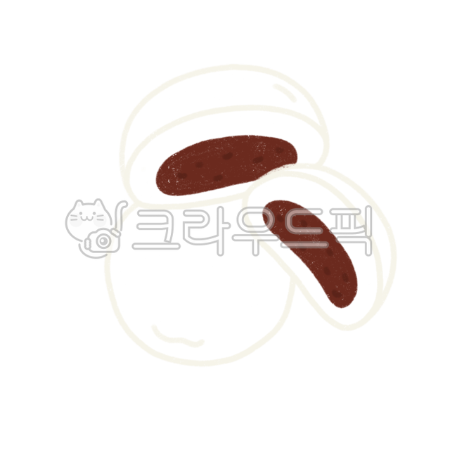 Hoppangpng,winter snack,Hoppang illustration,Sweet red beans,sticker,Good Note,png,winter,Winter snack illustration,food,winter snack png,diary,Dakku,winter food,Hoppang