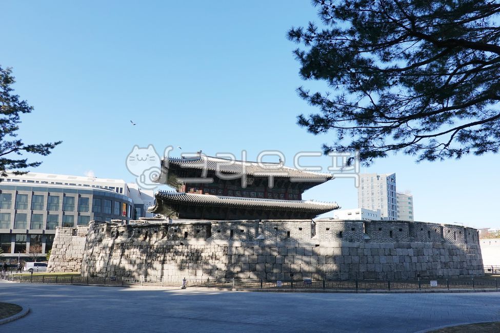 동대문, 흥인지문, 동문, 조선시대, 성곽, 사진,이미지,일러스트,캘리그라피 - 나비처럼작가