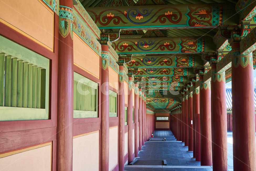 corridor,복도,입체감,목조건물,회랑,백제문화,한국전통,한국문화,길,패턴