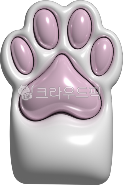 고양이발바닥,발바닥,발,고양이,반려묘,발자국,동물발,3d,입체,장식,풍선