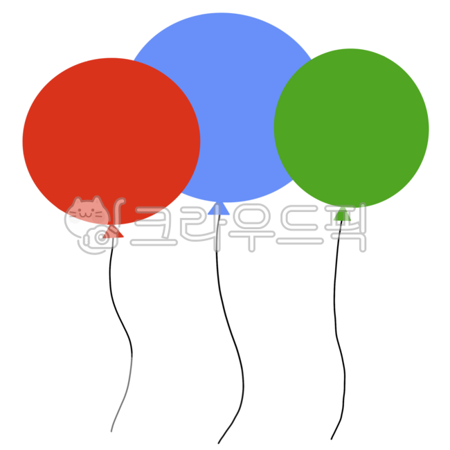 balloon, 풍선, 풍선일러스트, 풍선그림, 컬러풍선, 사진,이미지,일러스트,캘리그라피 - omija작가