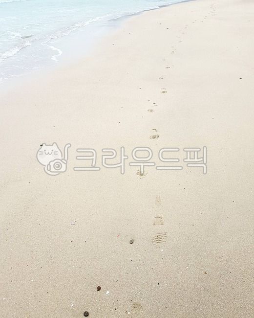 sand,Beach,footprint,Rainy Day,Haeundae Beach