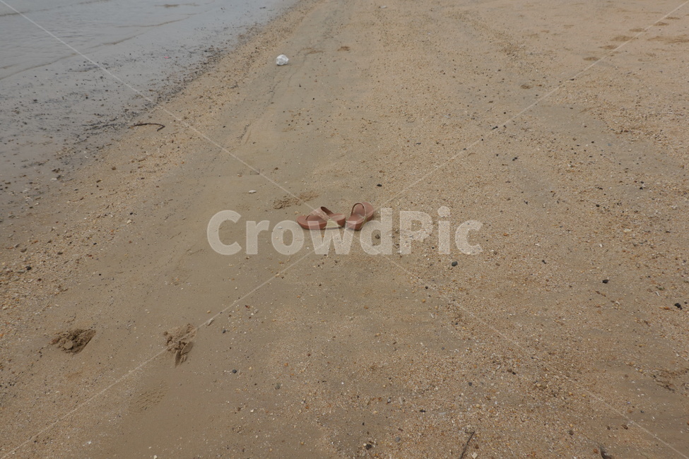 모래,샌들,바다,신발,해변,해변,바다,beach,sea