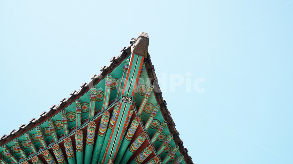 하늘,기와,전통,지붕,보,한국,색,고풍,문화,한국전통,한국문화,korean traditional,korean culture,건축물,건물외관,exterior,building,structure,architecture,construction